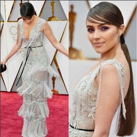 Olivia Culpo in Marchesa, another red carpet perfecting by Marchesa.