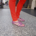 Yes- Bright Orange Pants 1