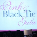 pink and black tie gala