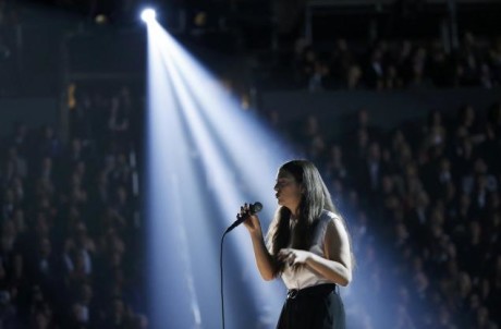 Lorde perfoming "Royals" at the 56th Annual Grammys (Photo Credit:MARIO ANZUONI/REUTERS)